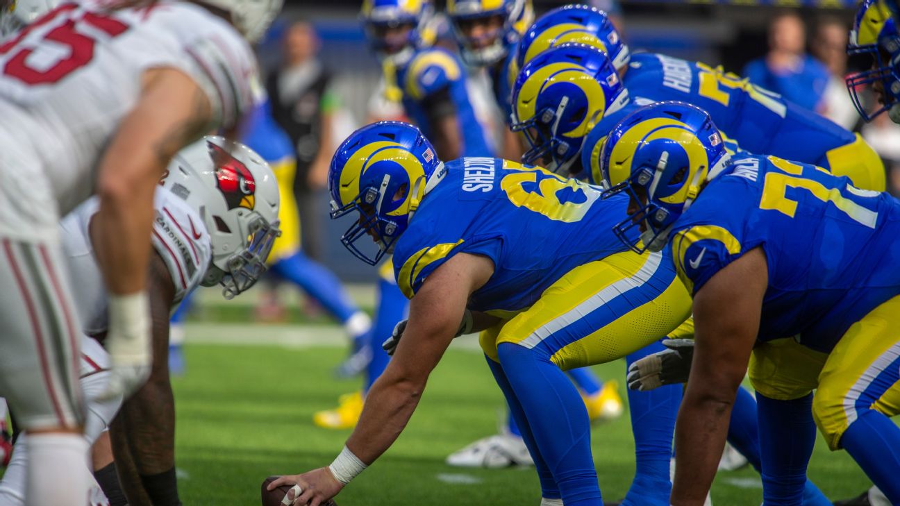 It Center Rasm Bears reach one-year deal with ex-Rams center Coleman Shelton - ABC7 ...