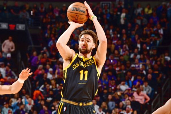 Klay comes off bench, then nets 35 as Dubs win