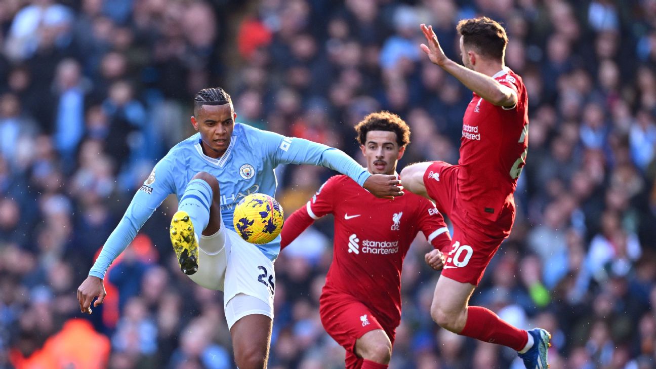 Follow live: Top of the Premier League table on the line as Liverpool take on Man City www.espn.com – TOP
