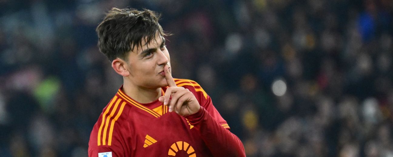 AS Roma v Genoa CFC - Coppa Italia Paulo Dybala of AS Roma stucks