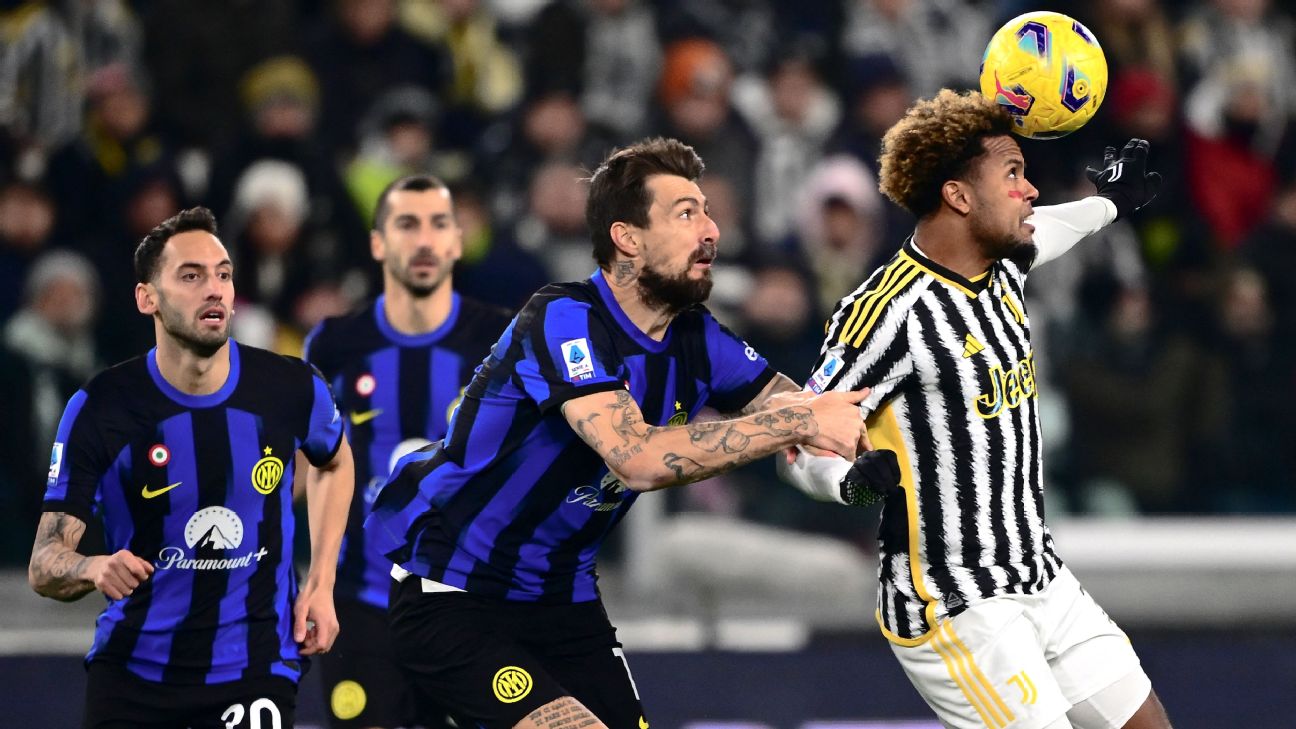 Juventus, Inter Milan draw in top-of-table clash
