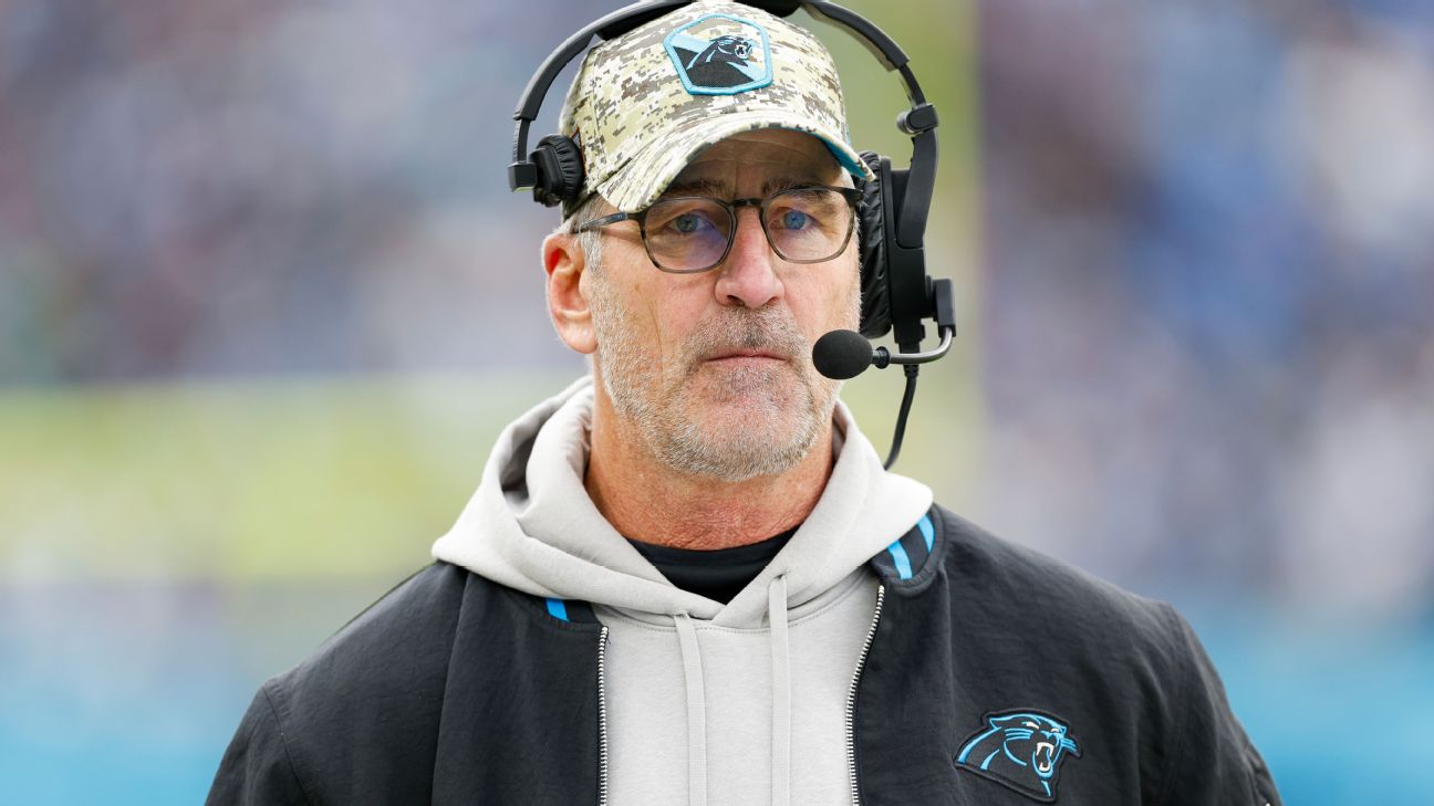 NFL-worst Panthers fire Reich after just 11 games