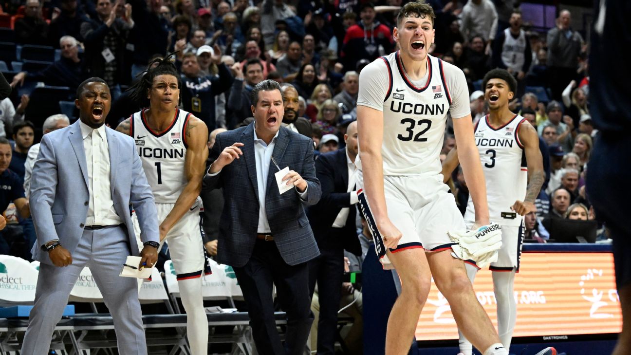 UConn wins record 24th nonconference game in row by double digits