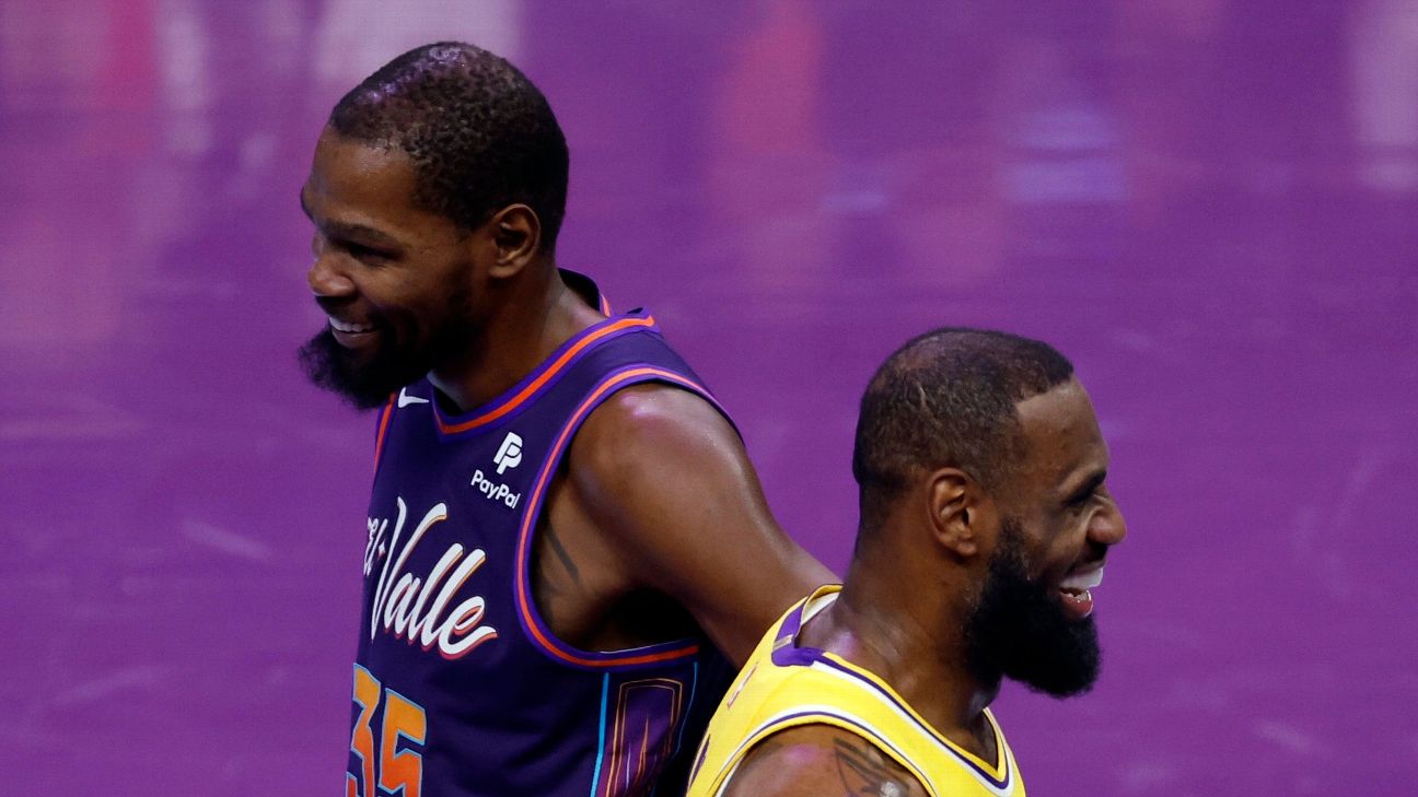 Follow live: KD, LeBron meet again with semifinal place at stake www.espn.com – TOP