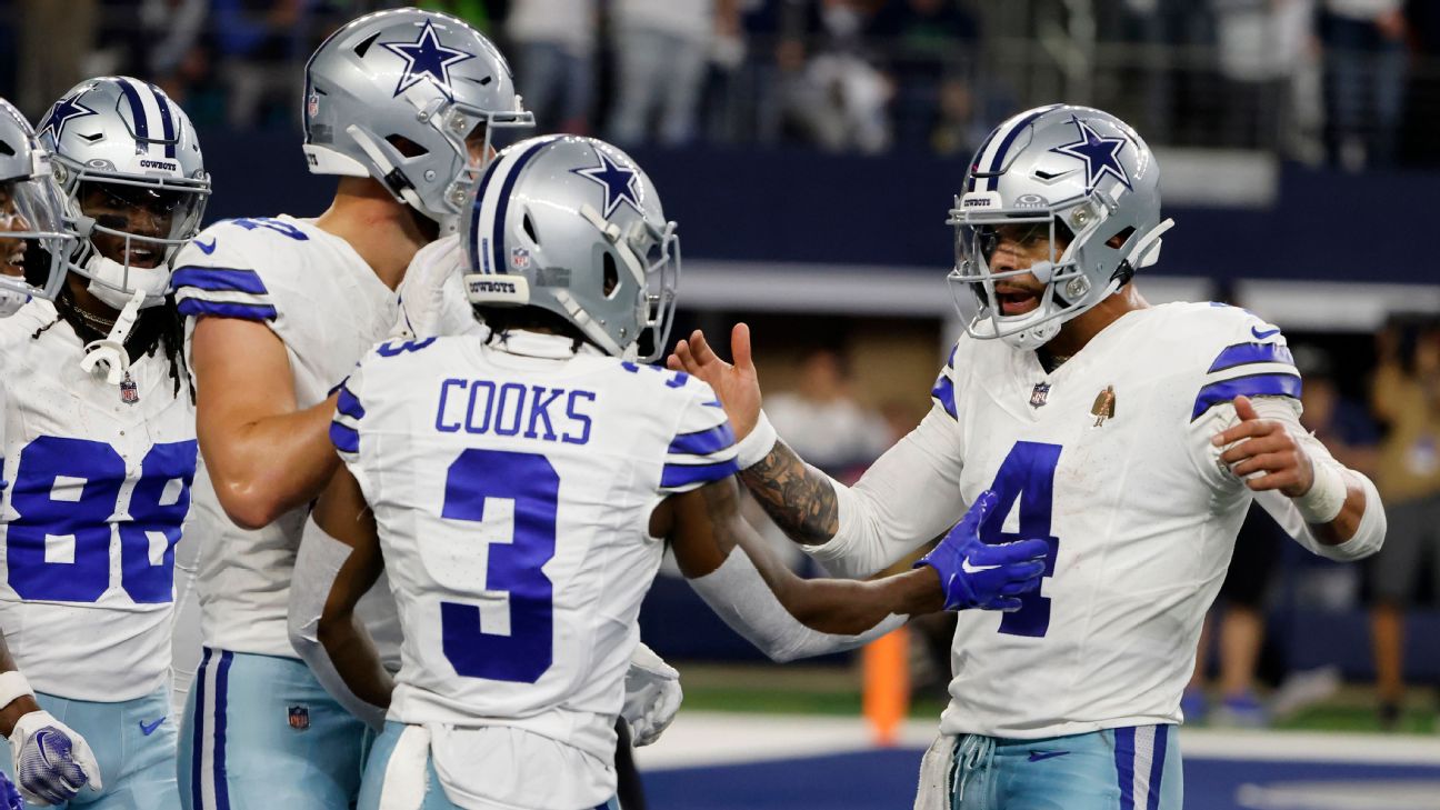 Cowboys inician un tramo difícil de su temporada con tres partidos en 12  días