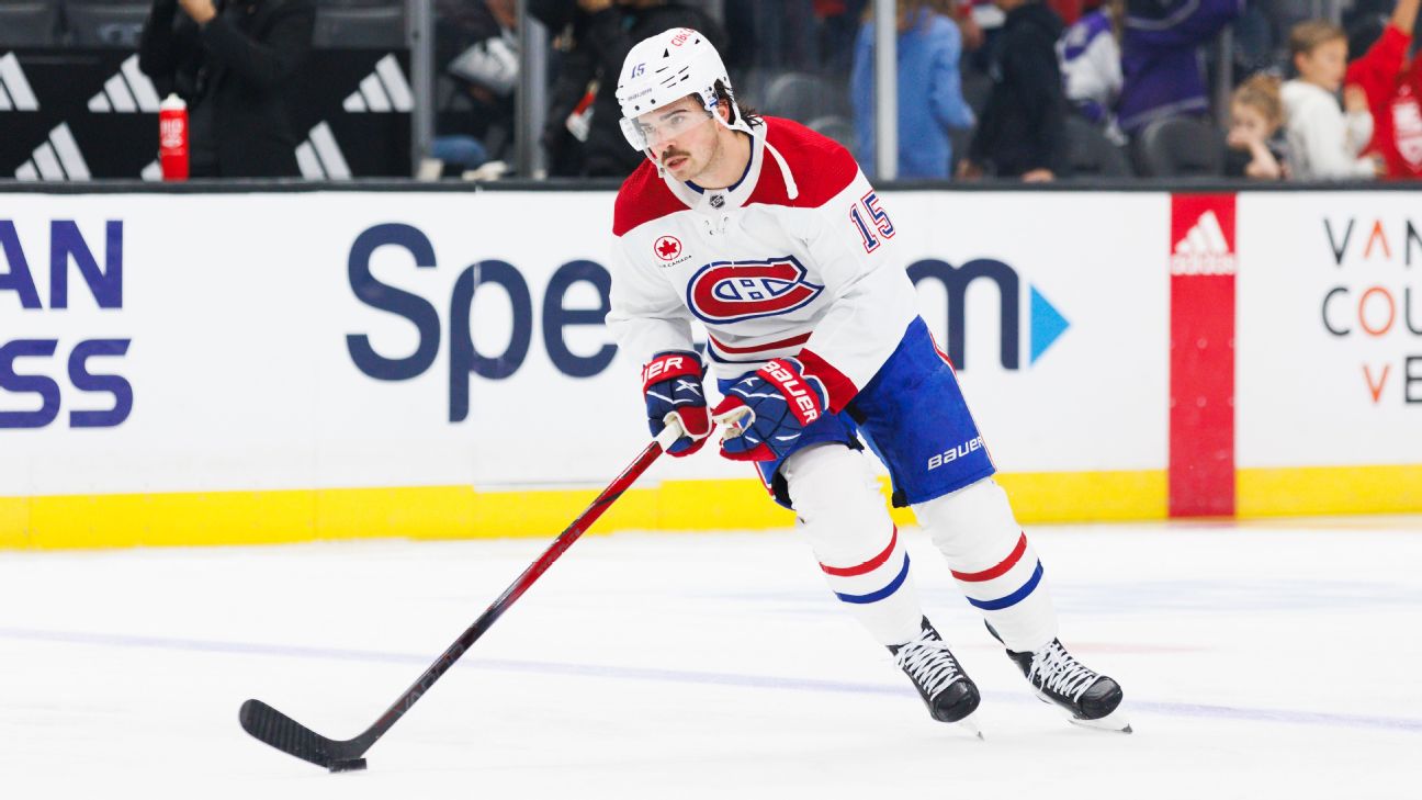Habs' Newhook (ankle) out for up to 3 months