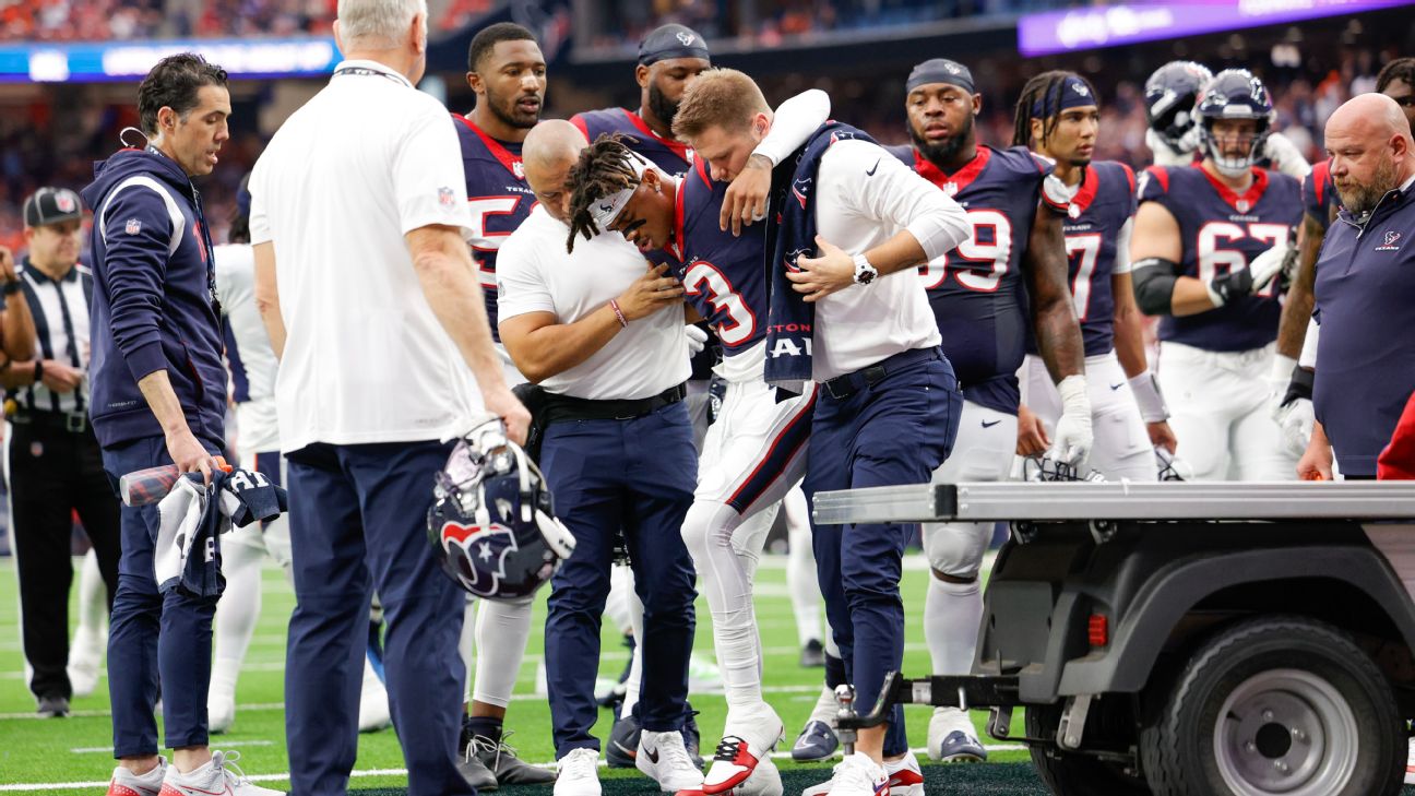 Texans WR Dell carted off after injuring ankle www.espn.com – TOP