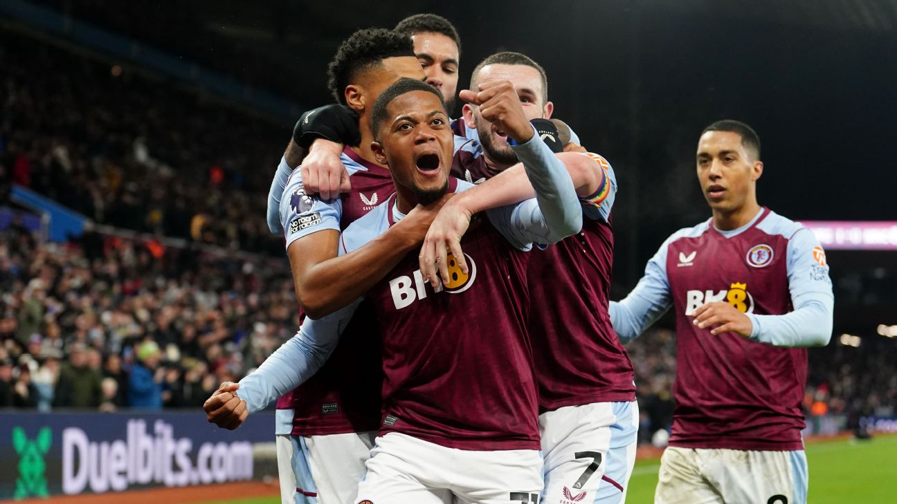 Aston Villa faz grande jogo e vence o City na Premier League