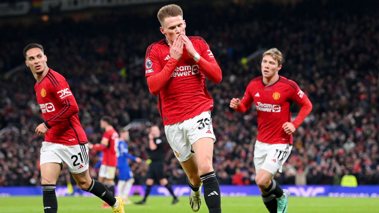 McTominay double sees Man Utd beat Chelsea