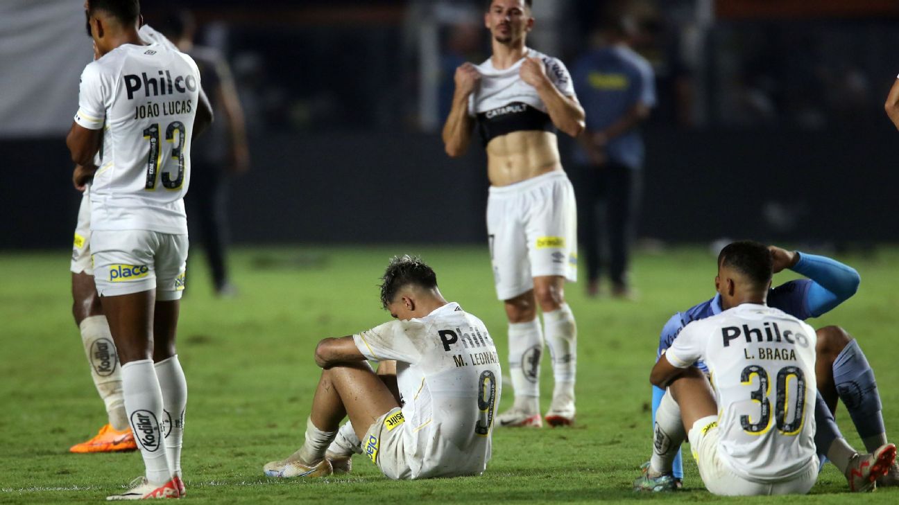 SANTOS CAINDO PARA A SEGUNDA DIVISÃO #PALMEIRAS #FUTEBOLBRASILEIRO