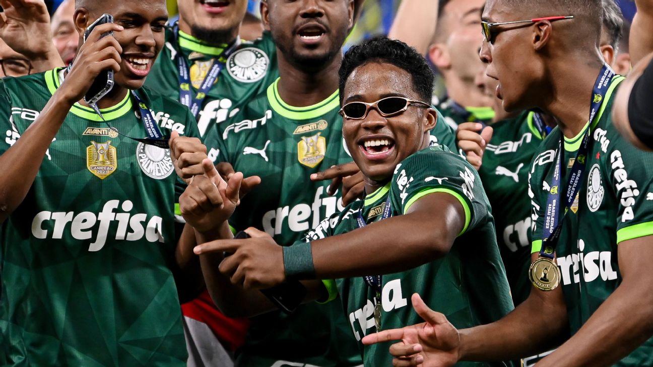 Endrick's Palmeiras wins Brazilian league title. Santos relegated for the  1st time