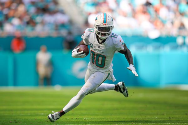 Source: Dolphins optimistic WR Hill (ankle) plays www.espn.com – TOP