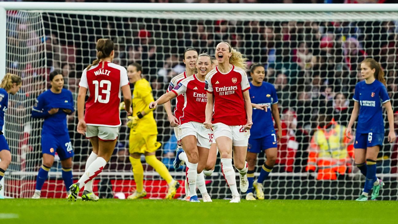 10 things from women’s soccer: Arsenal bully Chelsea; PSG struggle www.espn.com – TOP