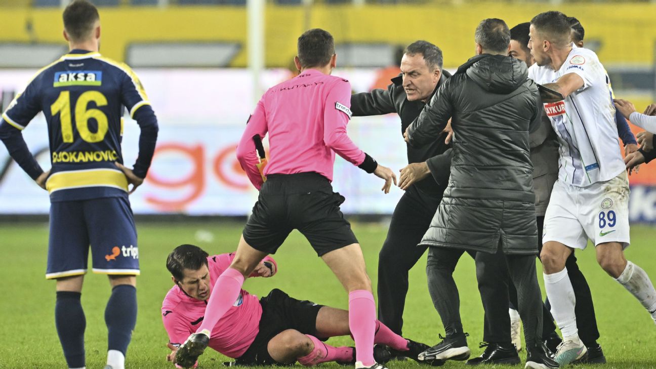 Turkish league club president punches ref in face www.espn.com – TOP