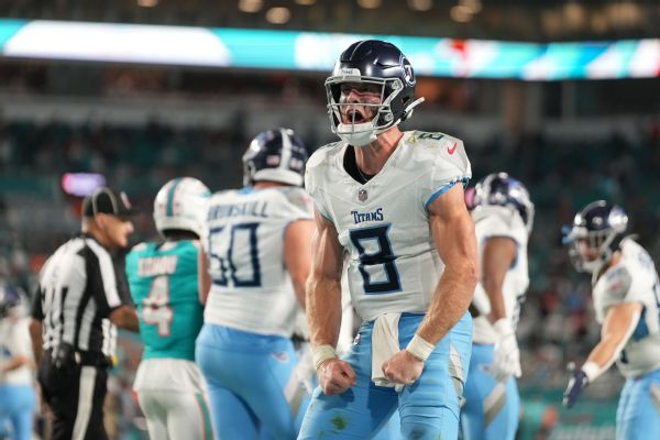 Levis rallies Titans: ‘Just sticking to the game plan’