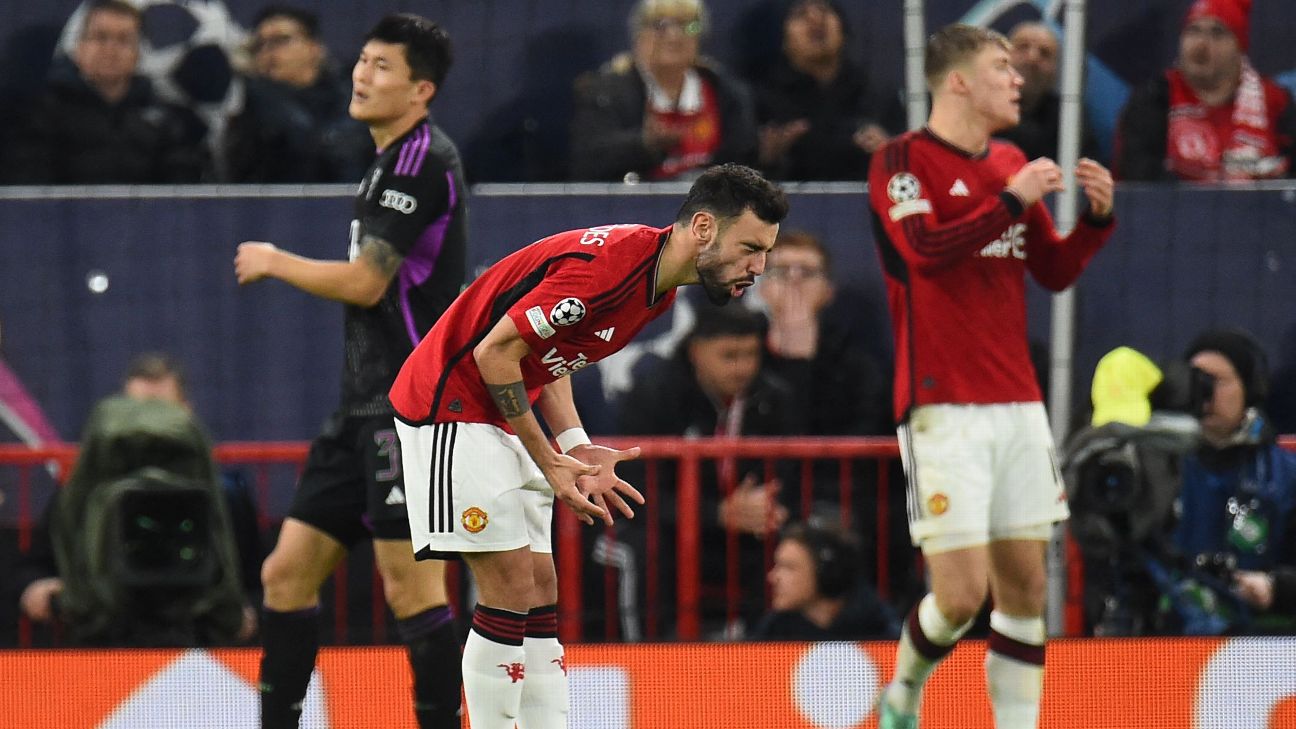 Man United crash out of Europe with Bayern loss