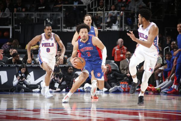 Pistons' skid hits 21, matching franchise record