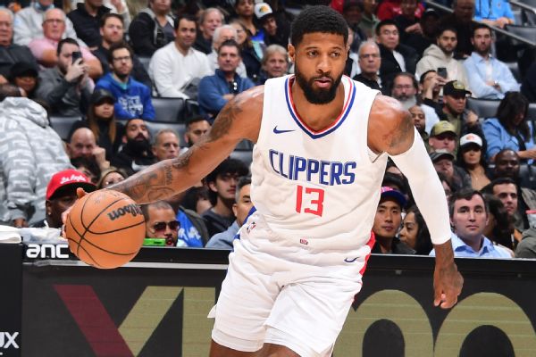 Clippers star George day-to-day with hip injury