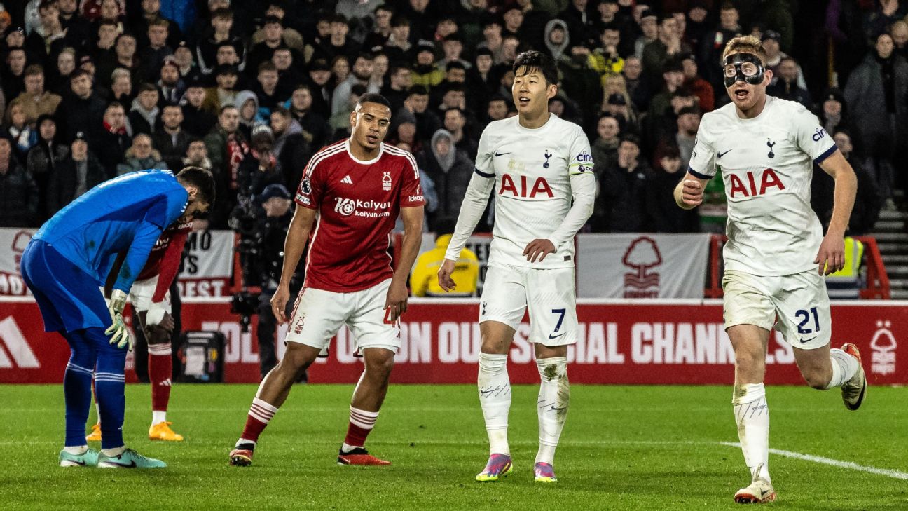 Tottenham Hotspur beat Nottingham Forest to stay close to Premier League  top four