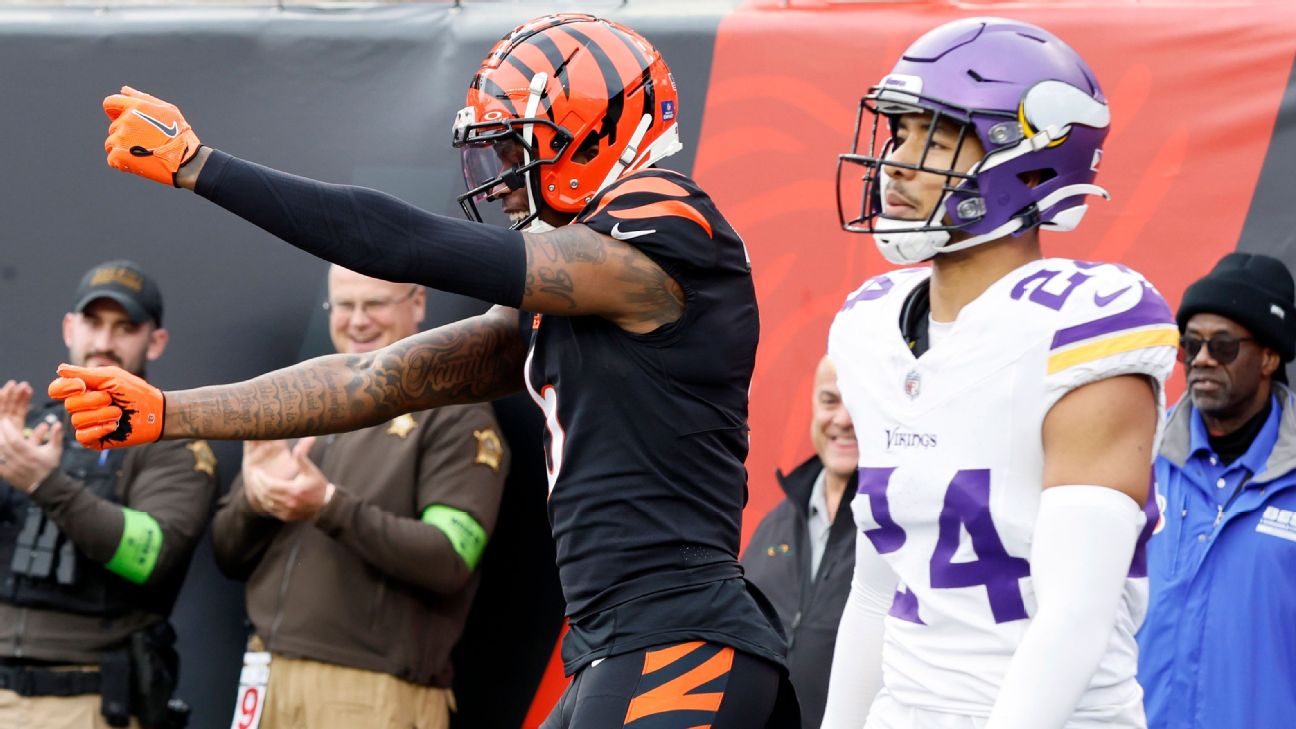 Watch: Tee Higgins' amazing catch against Ravens sets up Bengals' TD