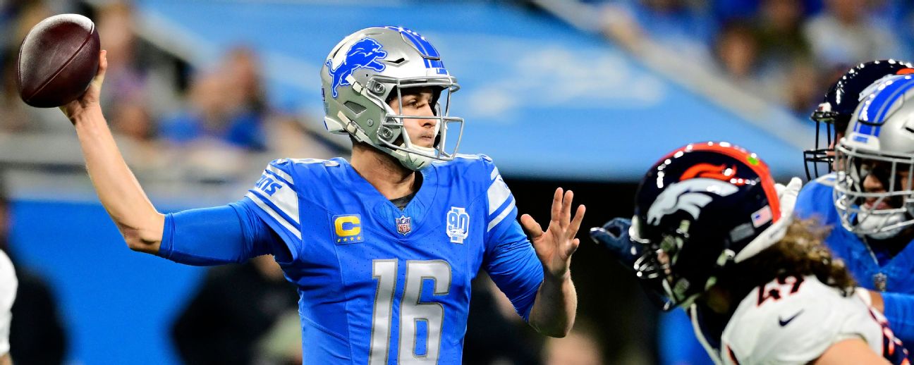 Jared Goff erupts for 5 TDs as Lions trounce Broncos www.espn.com – TOP