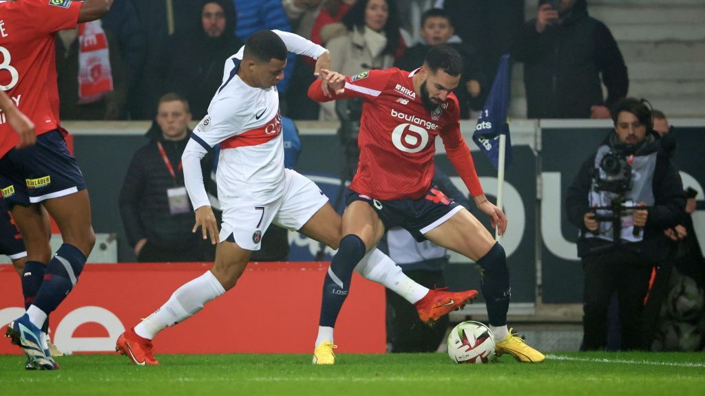 Lille vs PSG 1-7 • Ligue 1 2022/23 Résumé Mbappé goal Paris Saint-Germain  (8 sec.) in Lego Football 