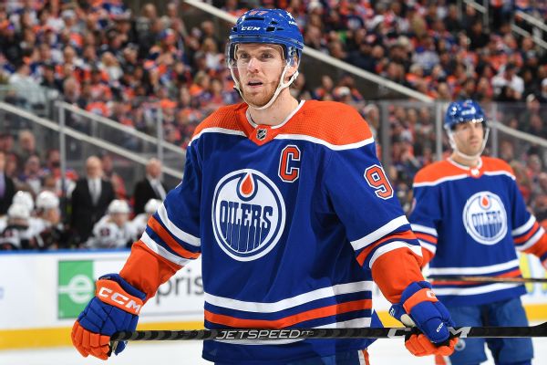 Oilers' McDavid day-to-day with lower-body injury