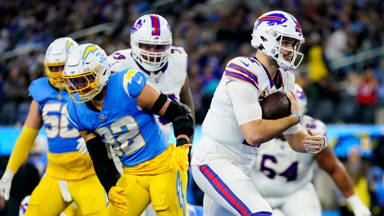 Follow live: Josh Allen leads the Bills cross country for a crucial matchup with the Chargers www.espn.com – TOP
