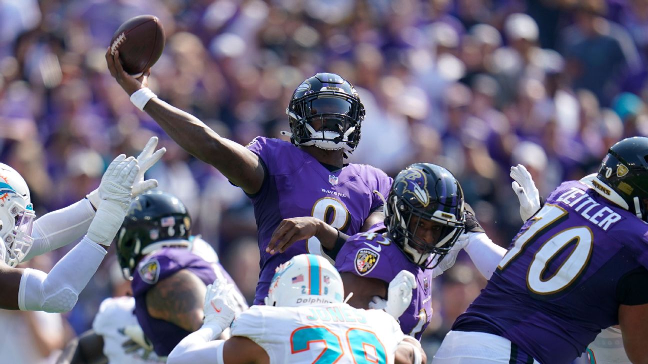 Key intel as Ravens, Dolphins fight for AFC’s top seed﻿