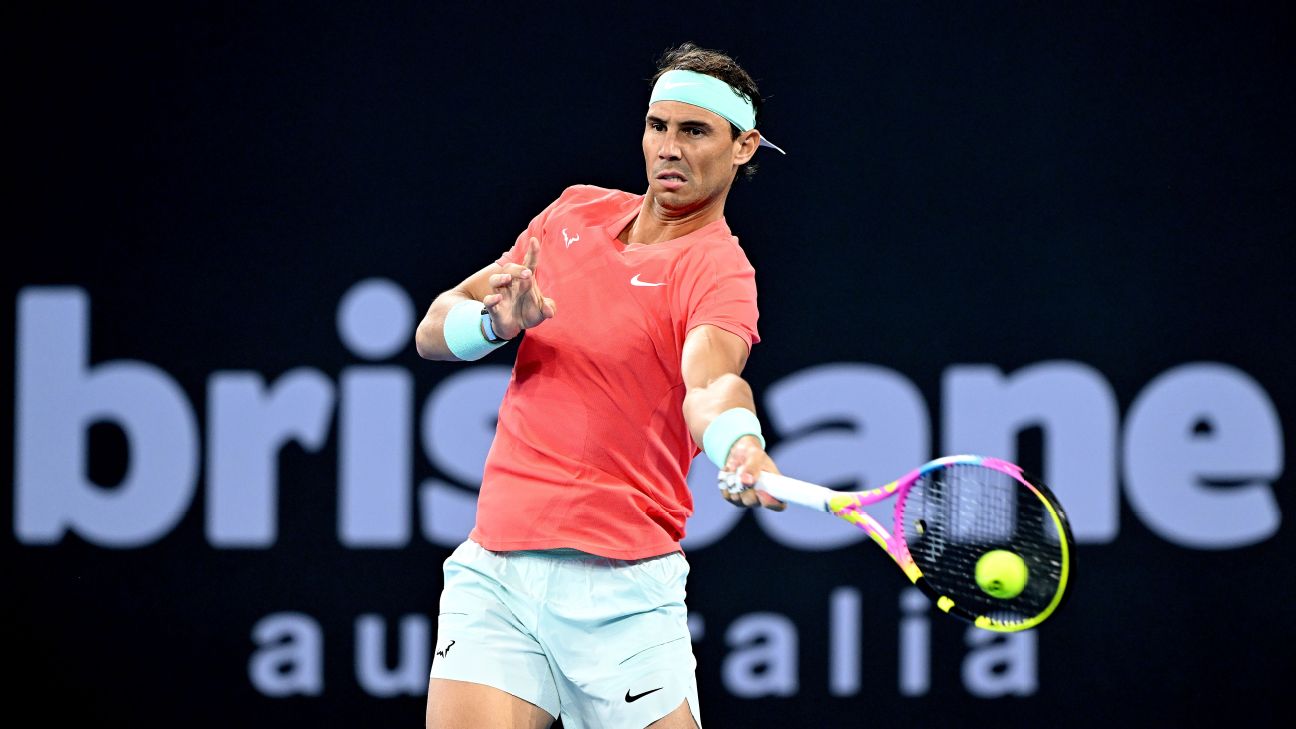 'Happy' Nadal, Azarenka reach Brisbane quarters