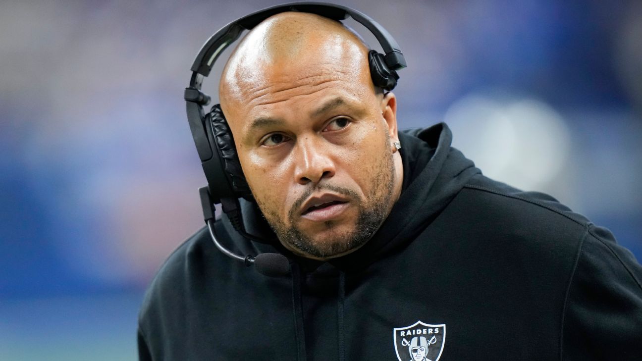 Raiders remove interim tag, name Antonio Pierce head coach - ABC7 San ...