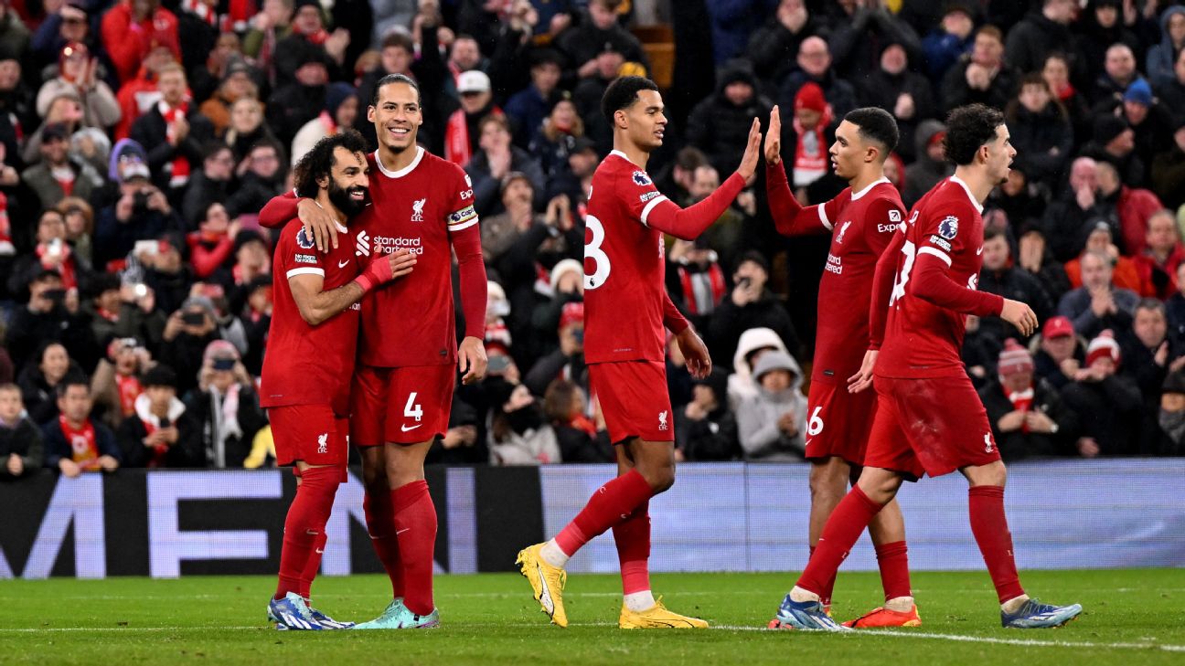 Salah double helps Liverpool overcome Newcastle