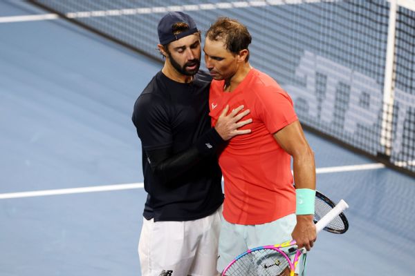 Nadal tour comeback ends in Brisbane quarters