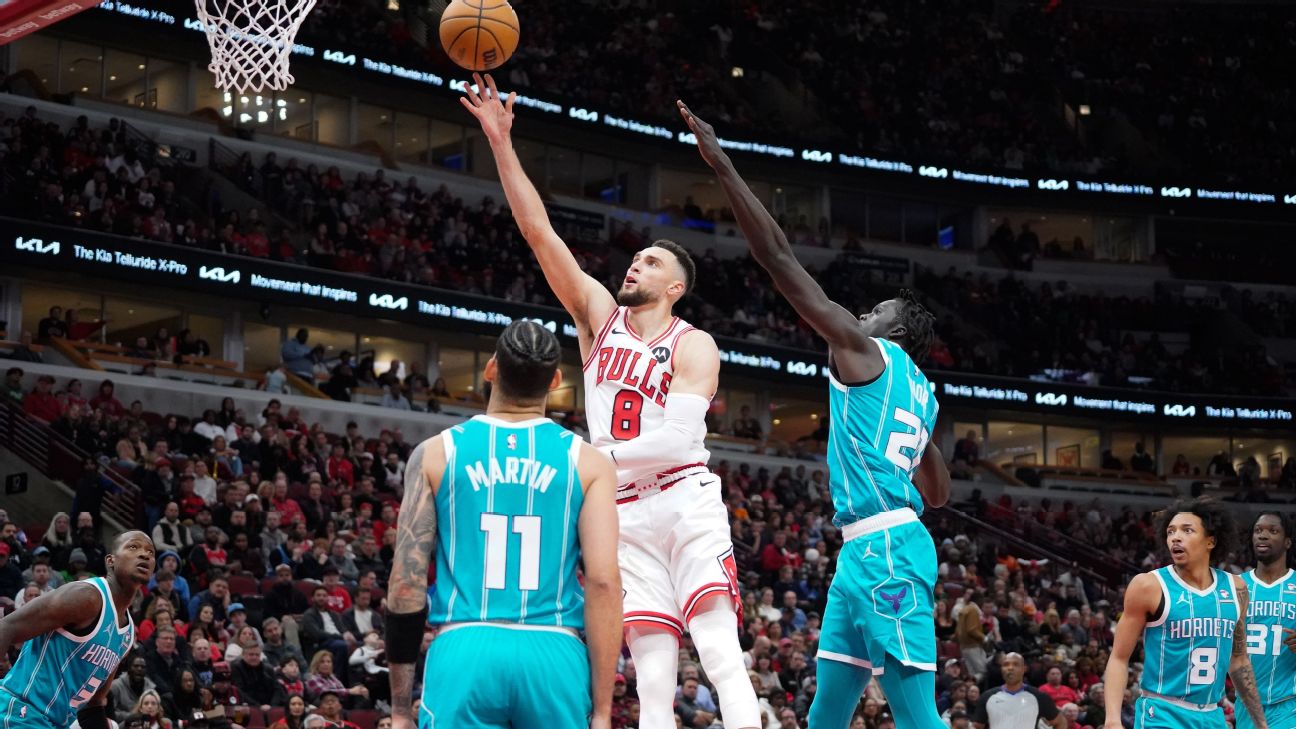 Zach LaVine, Nikola Vucevic Return, Help Lift Bulls Past Hornets - ABC7 ...