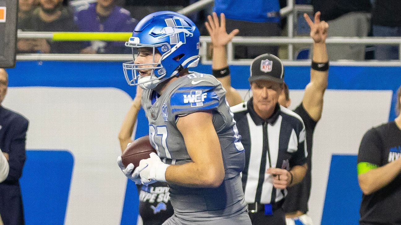 Lions’ LaPorta sets standard for rookie tight ends www.espn.com – TOP