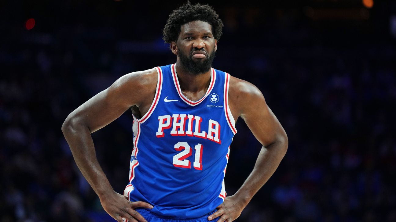 76ers' Joel Embiid To Miss 2nd Straight Game Due To Swollen Knee - 6abc ...