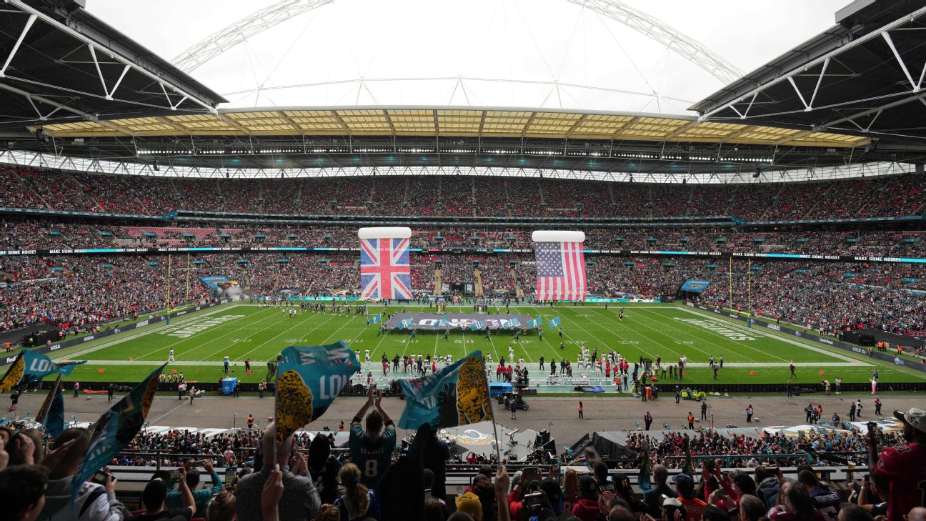Jets-Vikings in first U.K. game; Jags back-to-back overseas