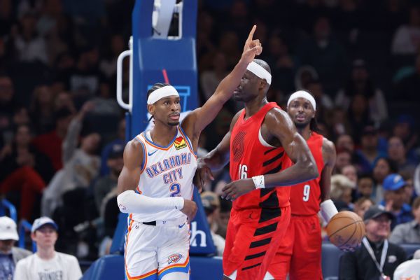 Thunder thrash Blazers by 62 in ‘perfect storm’