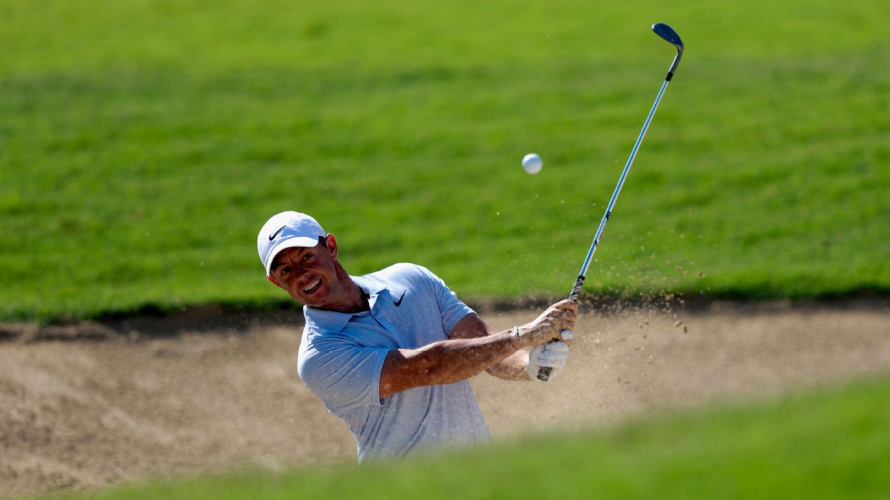 Rory keeps Dubai lead despite quadruple bogey