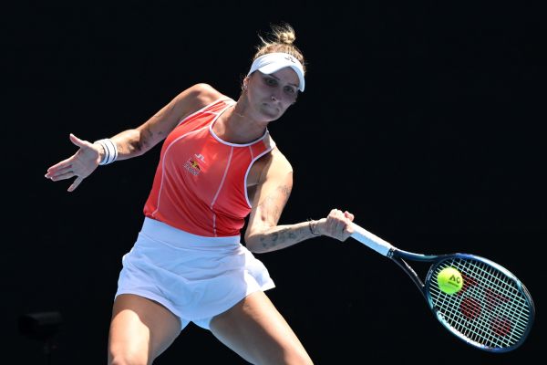 Wimbledon champ Vondrousova out in 1st round