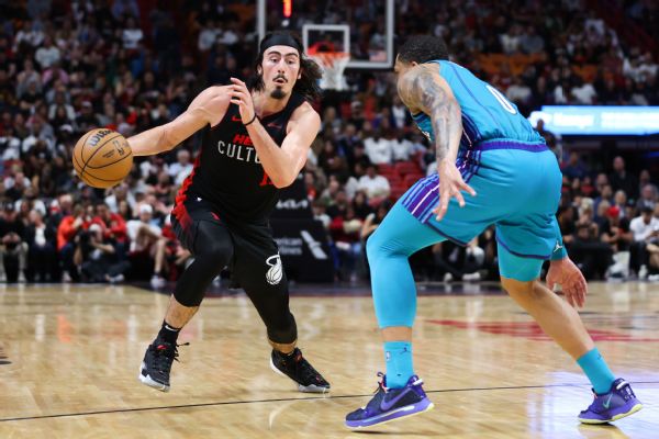 Heat's Jaquez (groin) to miss 2-game road trip