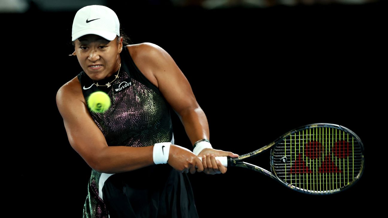 Osaka picks up first victory on clay since 2022