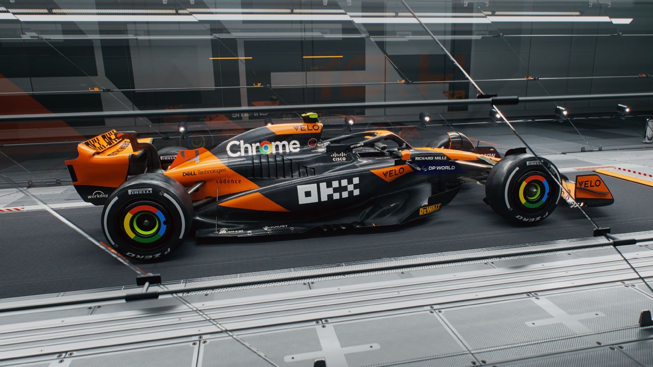 McLaren reveals car livery for 2024 F1 season The Game Nashville