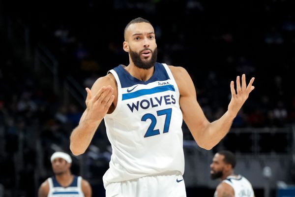 Gobert sidelined vs. Nets with sprained left ankle