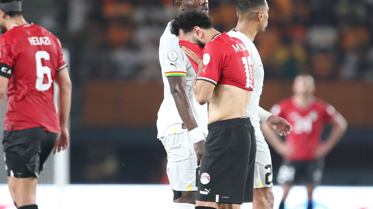 Injured Salah to miss Egypt's next 2 matches