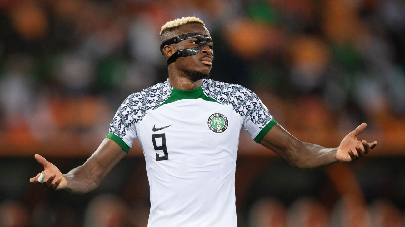 Osimhen could miss Nigeria's AFCON semifinal