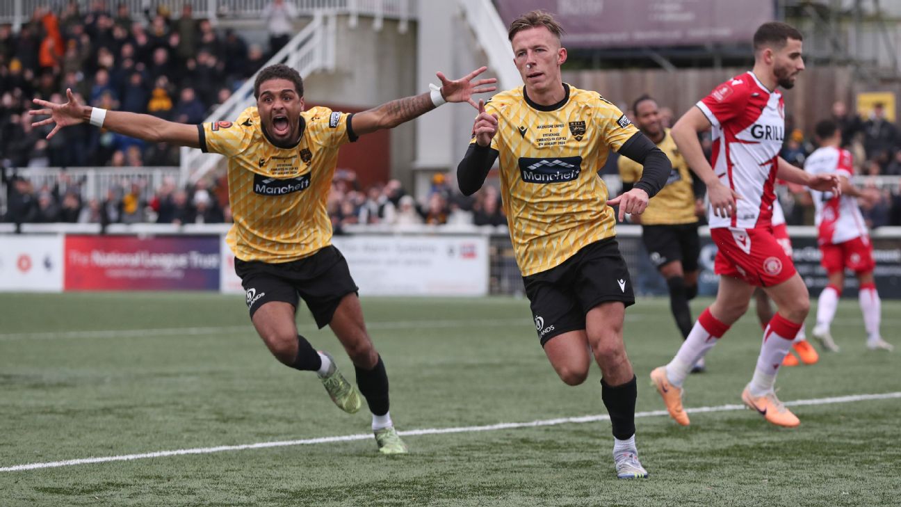 Maidstone United's long journey from the abyss to the FA Cup fourth round