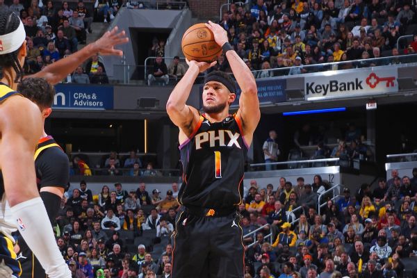 Booker scores 62, but Pacers rally sinks Suns
