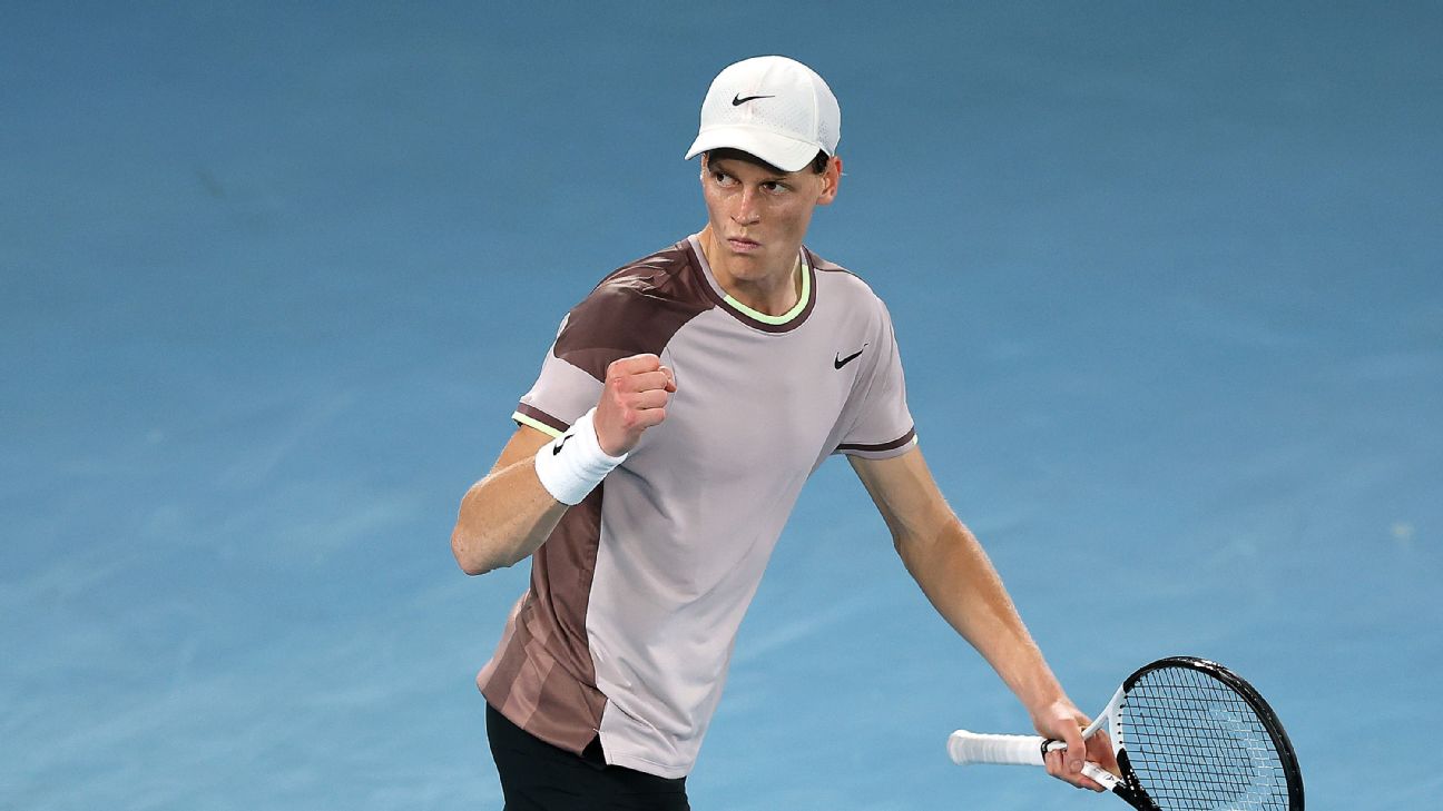 Sinner rallies vs. Medvedev, wins Australian Open