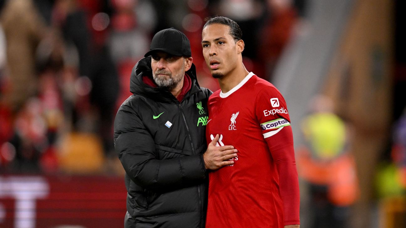 Van Dijk, Jurgen Klopp, Liverpool (Foto: ESPN)